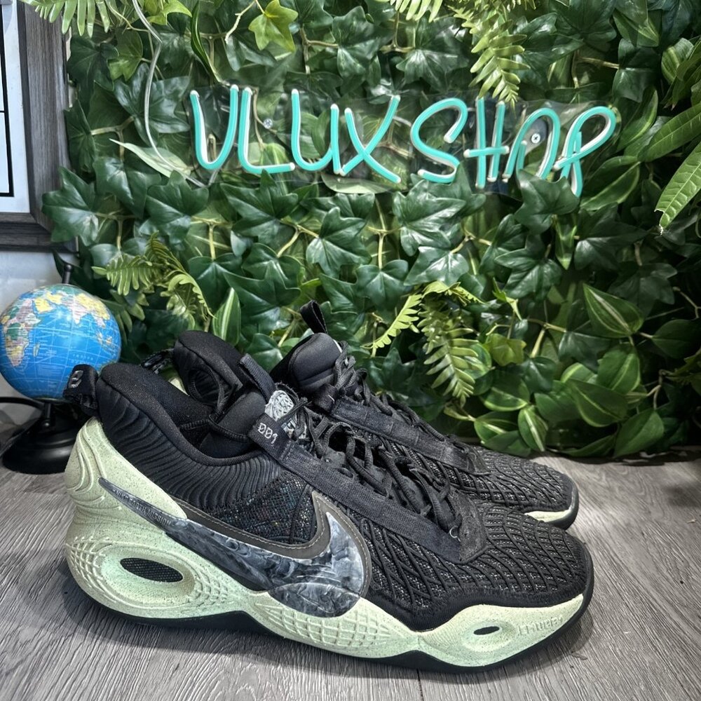 Nike Cosmic Unity Green Glow Mens 13 Shoes DA6725-001 Black Basketball Sneaker - Picture 1 of 9